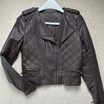 Brown Leather Jacket Photo 0