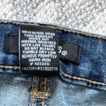 D. Jeans Cropped Green Plaid Patch Blue Denim Jeans 10 Photo 8