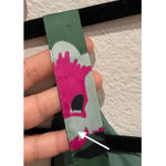 Anthropologie BY Green Pleated Floral Midi Dress Photo 8