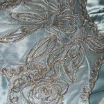 Vintage Blue Prom Dress Size XS Photo 6