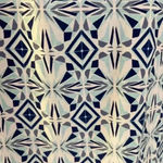 Helen Jon Rash Guard 1/4 Zip Blue and White Size Medium Photo 2