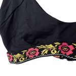 TAVIK Swimwear Deneuve Black Tribal Trim Bikini Swimwear Top Women Sz S Photo 5