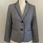 Talbots Houndstooth Blazer 2P Black White Career Office Jacket Mature Corpcore Photo 0