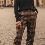 Papaya NWOT  Plaid Stretch Pants Photo 0