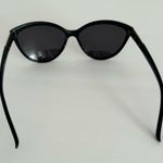 Black Plastic Cat Eye Polarized Sunglasses Photo 8