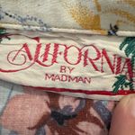 Vintage California by‎ Madman Hawaiian Blouson Button Up Tropical Vacation Beach Blue Size L Photo 2