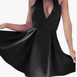 Forever 21  dress black A-line skater style dress size small twirling dress​​ Photo 0