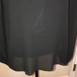 Show Me Your Mumu Jade Sheer Black Blouse Scoop Back Elastic Cuff Sleeves Size M Photo 4