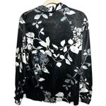 Voir Collection Women’s Sz L Floral Long Sleeve Button Up Blouse Top Vintage Size L Photo 5