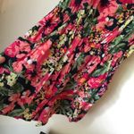 Bongo  Floral and Lace Pink elastic waist Romper size small Photo 3