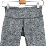 Lululemon Wunder Under Crop III Rio Mist White Black Size 4 Photo 1