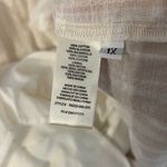 Anthropologie  Cloth & Stone Linen Striped Beige /  Ivory Midi Dress Size 1XL Photo 3