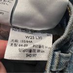 Levi's Levi’s 501 Skinny Jean Light Wash Button Fly Raw Hem 25x30 Photo 12