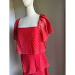 Vintage Union Made Red Polka Dot Summer Dress Size 8 Photo 6