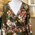 Anthropologie Figs & Flowers Tiered Midi Dress Size Small Photo 2