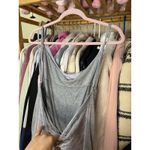 Jaded London Lavinia Backless Fringe Mini Dress in Steel Gray Size XL Brand New Photo 9