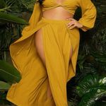 2 Piece Skirt Set Yellow Size 3X Photo 0