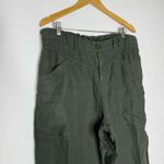 Wrap London 100% Linen Green Pants Taper Straight Women’s Size US 14 / UK 18 Photo 7