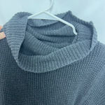 UGG Women's ‎ Shelby Cowl Neck Sweater, Size S, Dark Gray Photo 3