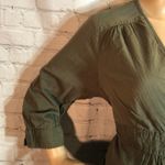 Oh Baby! by Motherhood Faux Wrap Peasant Blouse L Green Size undefined Photo 4