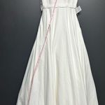 Mac Duggal NWT  Classic A-Line V-Neck Ballgown White 2 48855 Photo 2