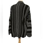 Lovestitch  Oversized Slouchy Cardigan Pockets Small Heavyweight 100% Cotton EUC Photo 2