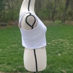 SIORO High Impact Strappy Crop Top Sports Bra White Size M Photo 7