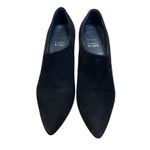 Stuart Weitzman  Black Suede Point Toe Heel Booties Sz 10 Photo 1