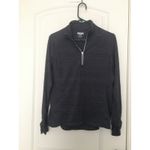 Kirkland Signature Women Large Kirkland 1/4 Zip Long Sleeve Shirt Mock Neck Thumb Holes Size L Photo 1