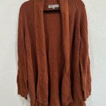 Absolutely Famous Rust brown knit cardigan XL Photo 0