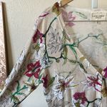 Laura Ashley weekend 100% linen floral cardigan Photo 1