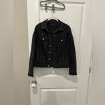 Lucky Brand  Black Washed Dark Denim Jacket Photo 8