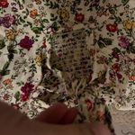 Patrons of Peace NWT  floral keyhole top L Photo 2