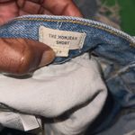 Madewell  The Mom Jean Distressed Denim Women Shorts size 28- Flaw Photo 5