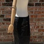 EXPRESS  black pencil denim midi skirt / 6 / Excellent condition Photo 8