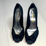 Black Wedding guest heels Size 9 Photo 1