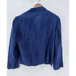 Talbots Fresh Linen Blue Blazer Jacket Size 16 Career Business Casual Photo 2