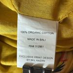 Bel Kazan Evie Jumpsuit Colorful Maxi Jumpsuit With Leaf Print Size Medium Yellow Photo 6