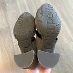 Pedro Garcia Brown Suede Peep Toe Cutout Block Heel Booties Size 39 (US 9) Gray Photo 4