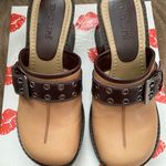 Two Lips Brown and Tan Clog Sandals, Size 8, New in Box Photo 2