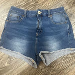 Bullhead Shorts Womens 6 Denim Co Distressed Mom Medium Wash Jeans Casual Summer Blue Photo 0