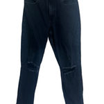 Abercrombie & Fitch  Curve Love Distressed‎ High Rise Mom Jeans Size 2S/26 Photo 0