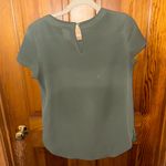 Japna EUC  Green Short Sleeve Work Top, Size Small Photo 1