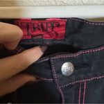 Tripp NYC  Goth Punk Emo Y2K Black Low Rise‎ Skinny Jeans Size 9 D Ring Photo 3
