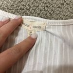 Moa Moa  White Long Sleeve Blouse with Button Detail Photo 2