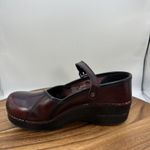 Dansko Marcelle Mary Jane Clogs Shoes Maroon Comfort Retro Women's 37 US 6.5-7 Photo 6