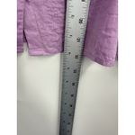 Anthropologie  Lilac Embroidered Puff Sleeve Blouse Cotton Eyelet Lace Top XS Photo 8