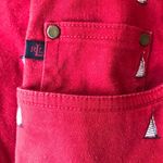 Ralph Lauren Lauren Sailboat pants Size 8 Red Ankle Preppy Photo 3