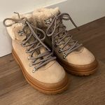 Splendid Yvette Faux Fur Lace-Up Boots Photo 0