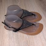 Rampage  Rinnali black sequined flip flops Photo 1